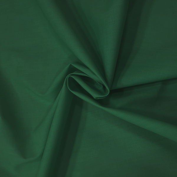 Budget Polycotton by the Roll - BOTTLE GREEN